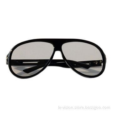 Circular Passive Polarized 3D Cinema Sunglasses for Fashion Adult Person